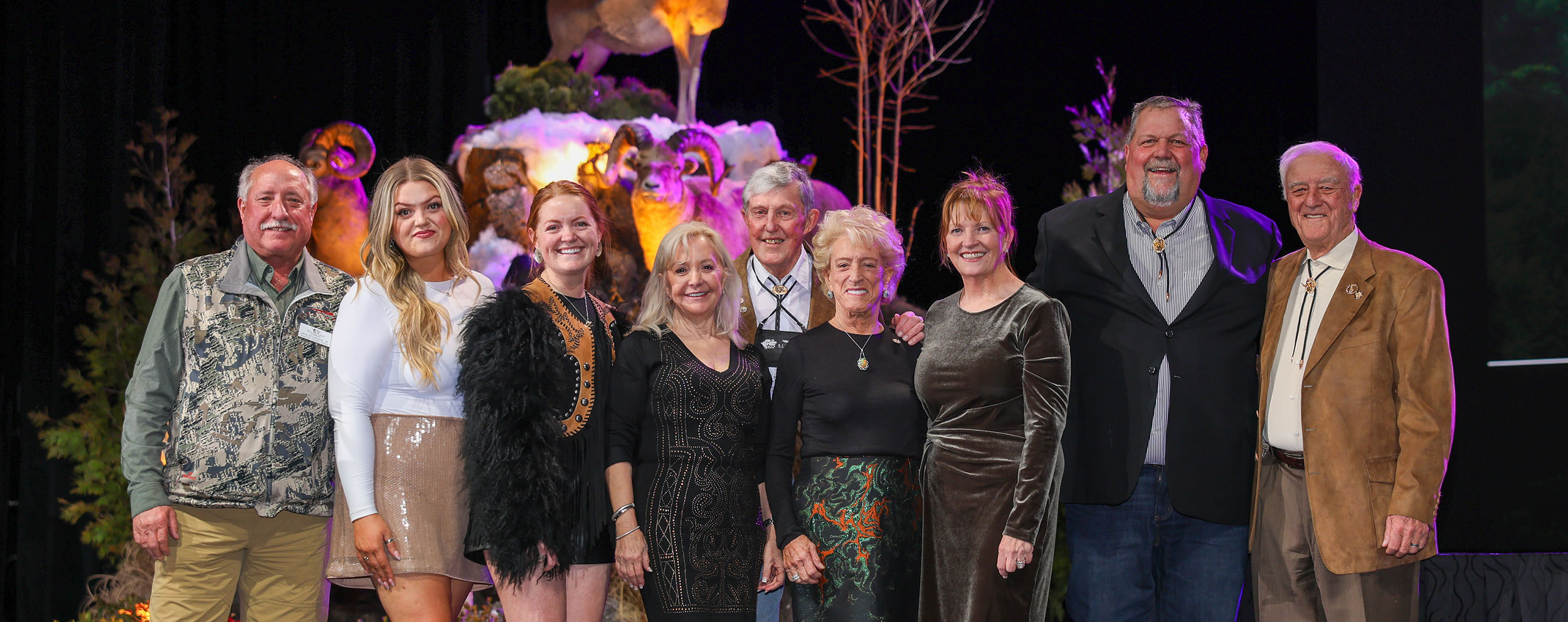 Demaske family and presenters with Hall of Fame recipient Jeff Demaske